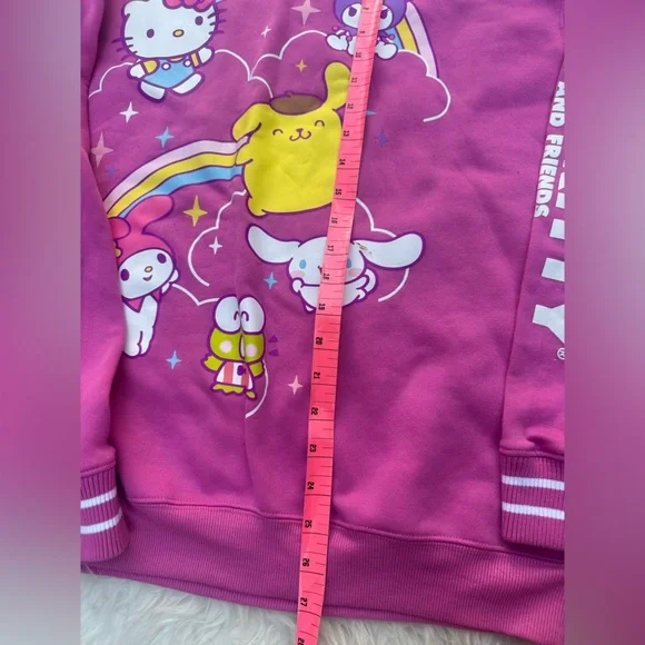 Hello Kitty and Friends Women's Long Sleeve Sweatshirt Bright Pink - Picture 5 of 5